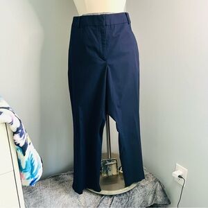 Talbots Heritage 16W Navy Blue Straight Leg Cropped Pants